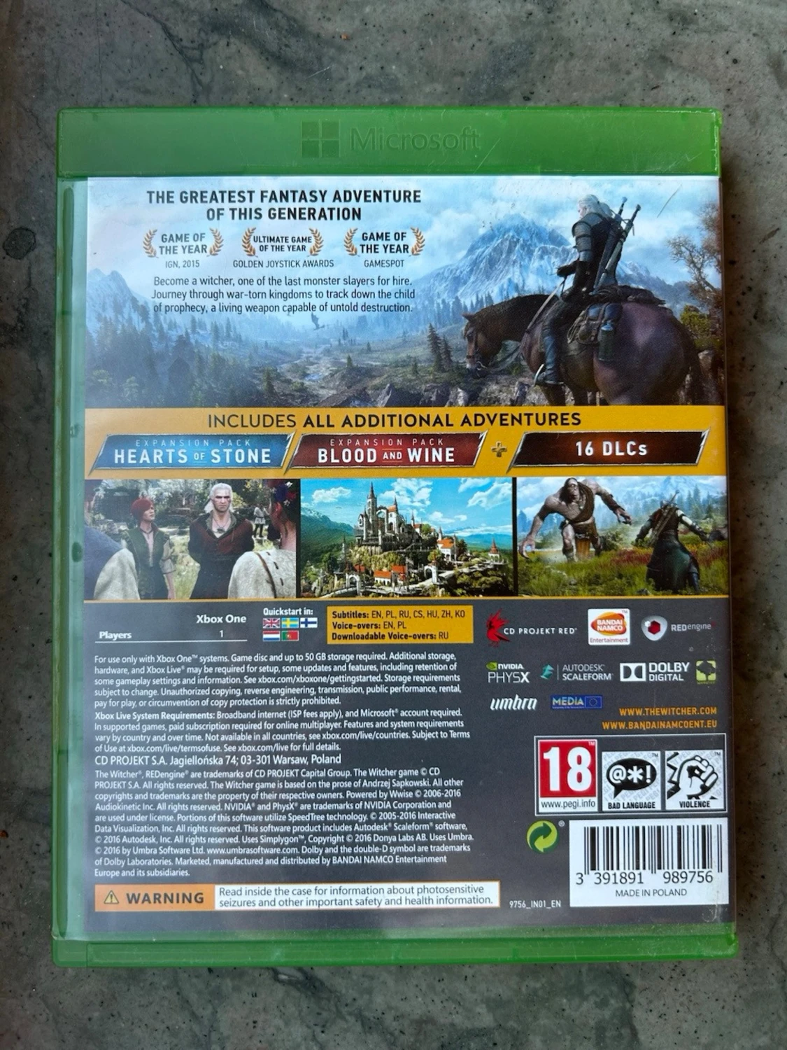 The Witcher 3: Wild Hunt - Game of the Year Edition - Xbox One - 1