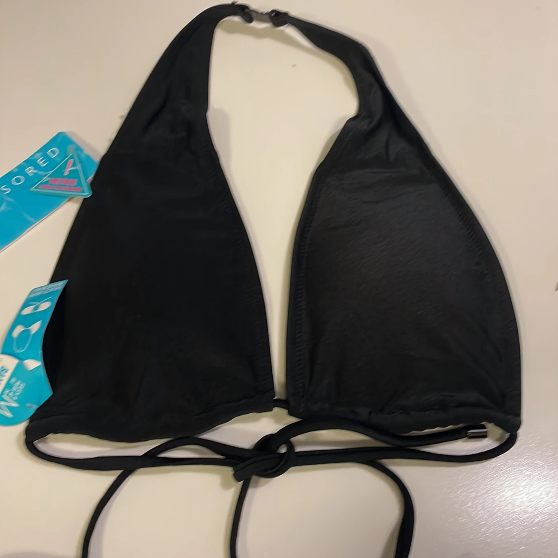 Svart bikini från New Yorker  med ribbad detalj - 1