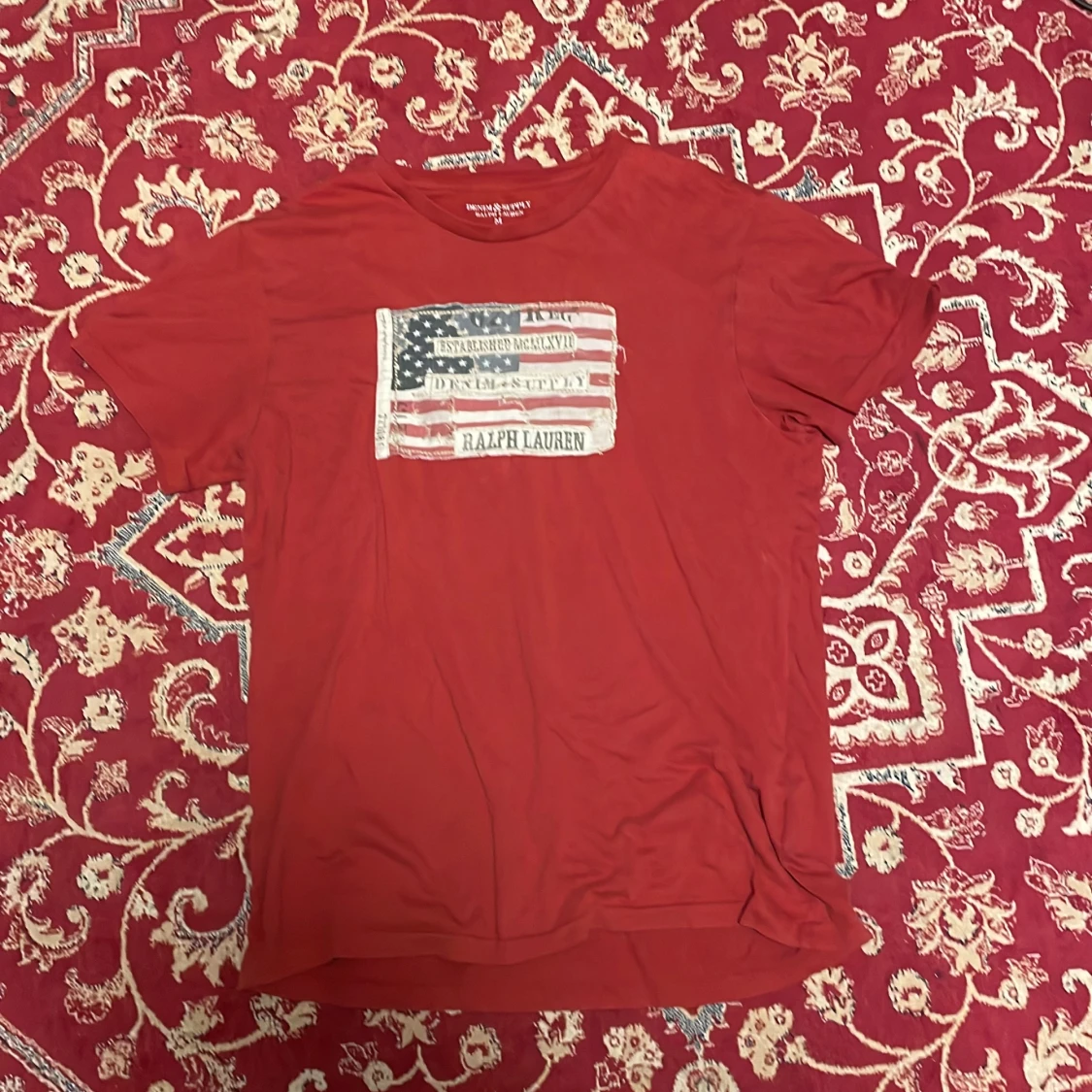 Röd t-shirt Ralph Lauren Denim & Supply