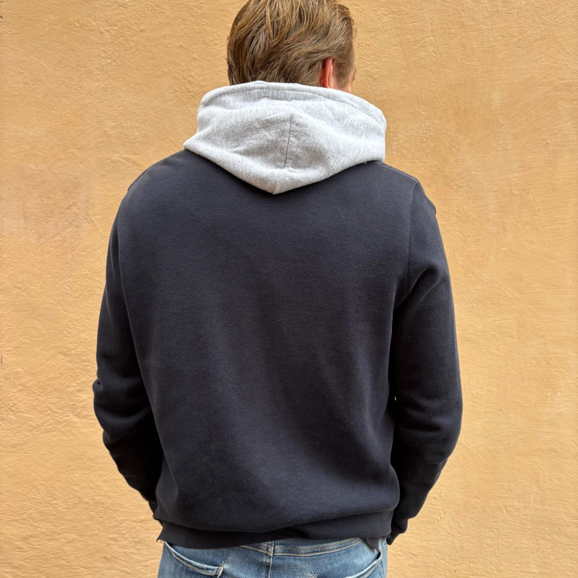 004 marinblå jacka  - 1