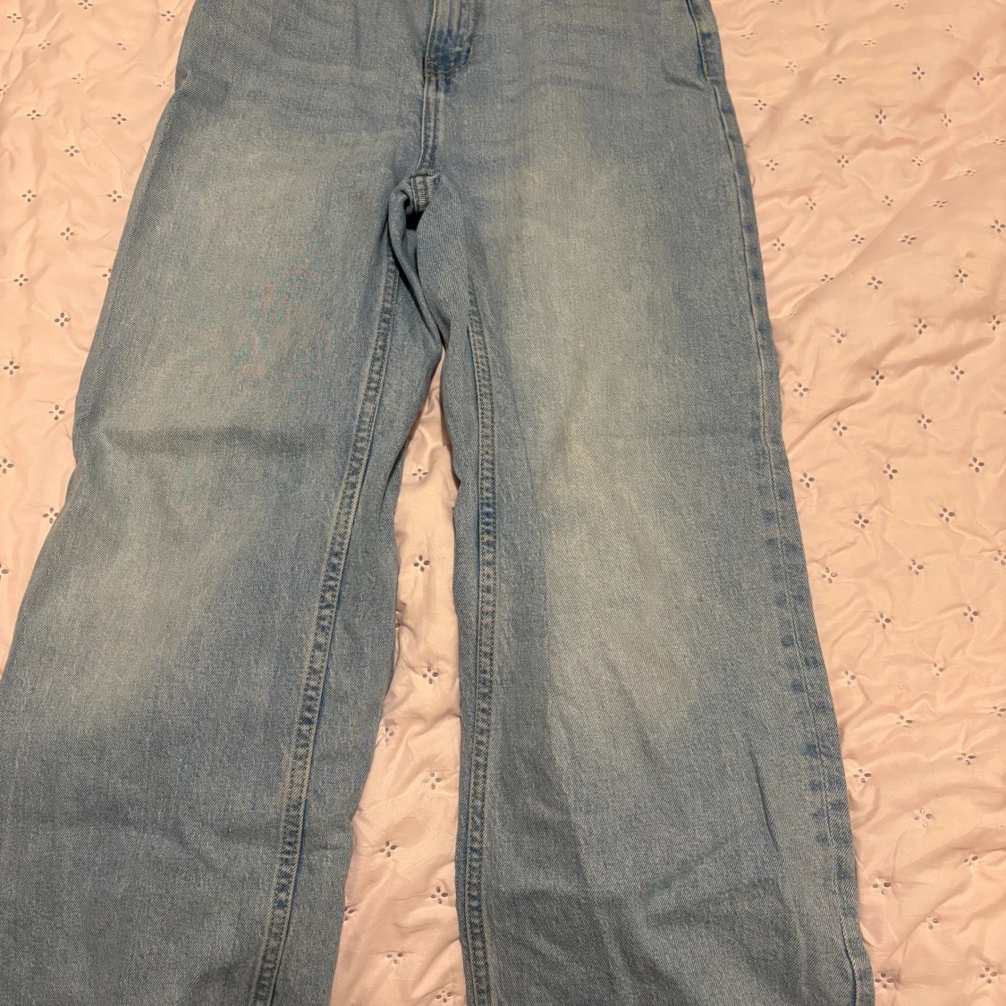 Ljusblå raka jeans från 157