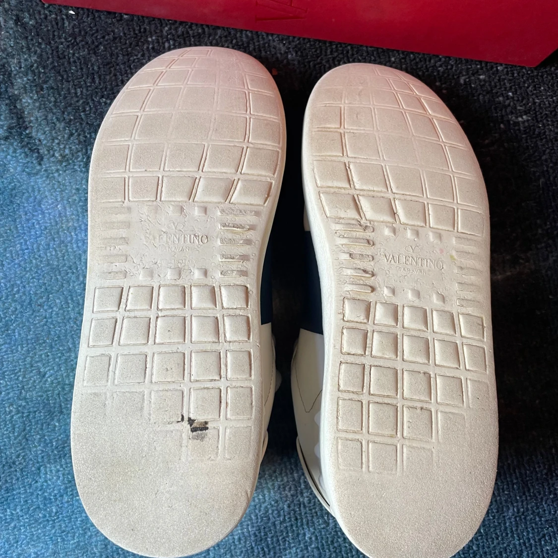 Valentino Open skor navy blue  - 1