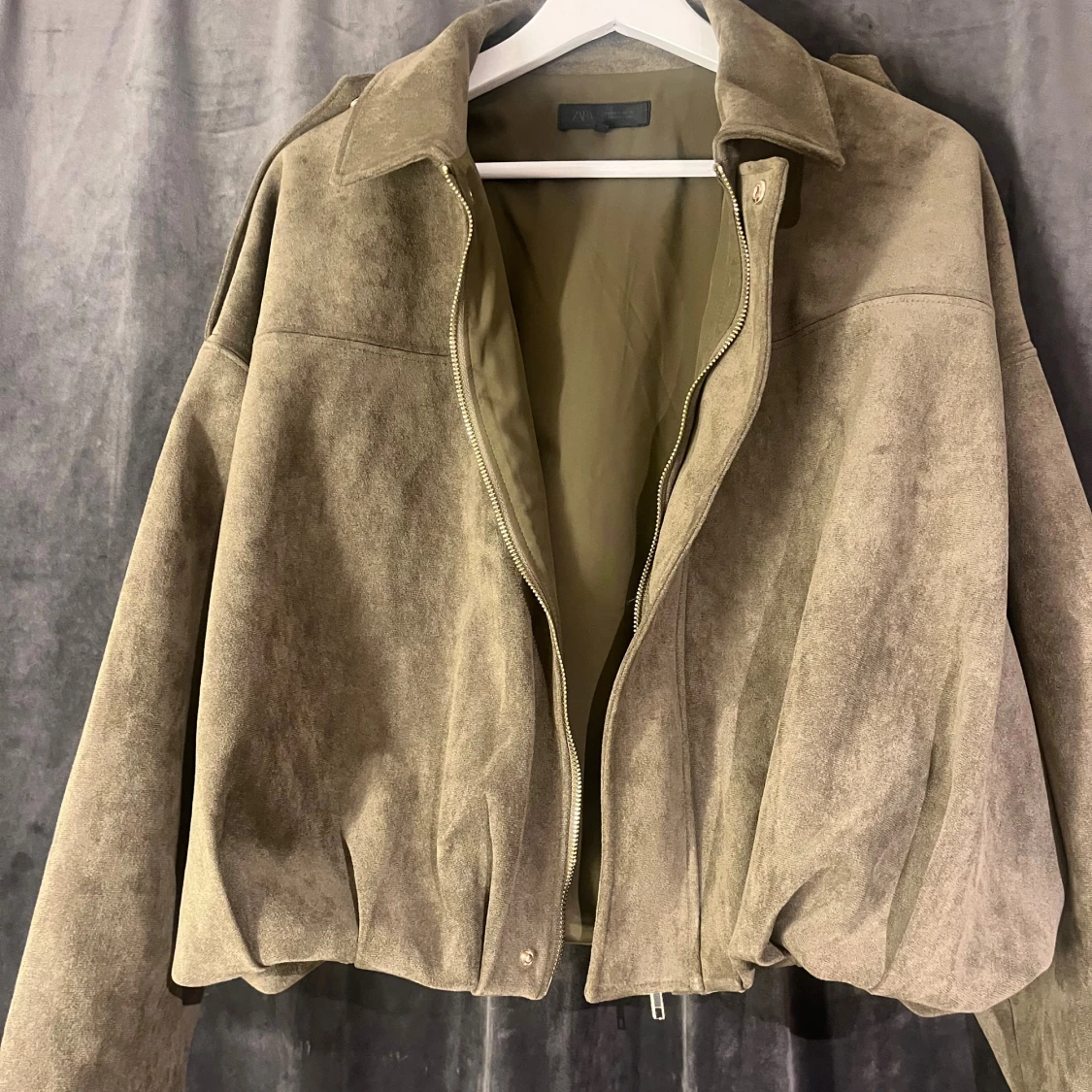 Grön  mockajacka från Zara - 2