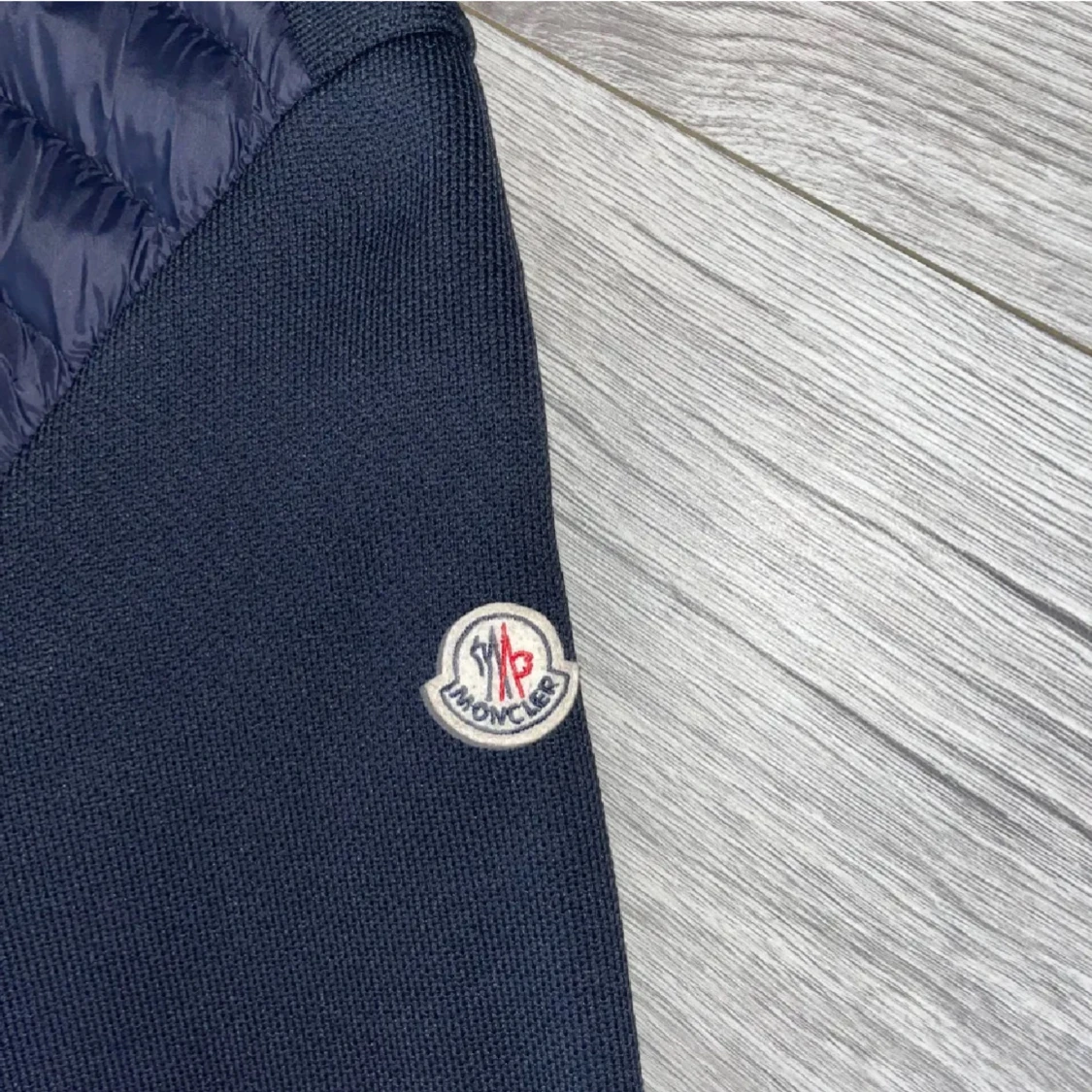 Marinblå Moncler cardigan  - 2
