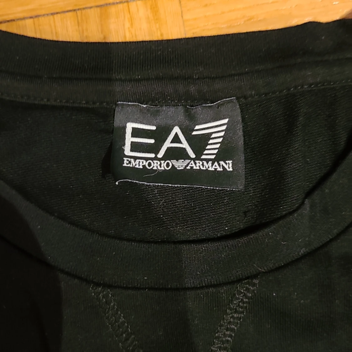 Svart långärmad tröja EA7 Armani - 1