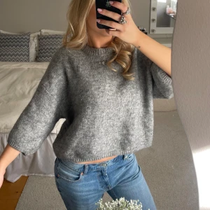 Stickad Trekvartsärmad topp - Jätte fin!