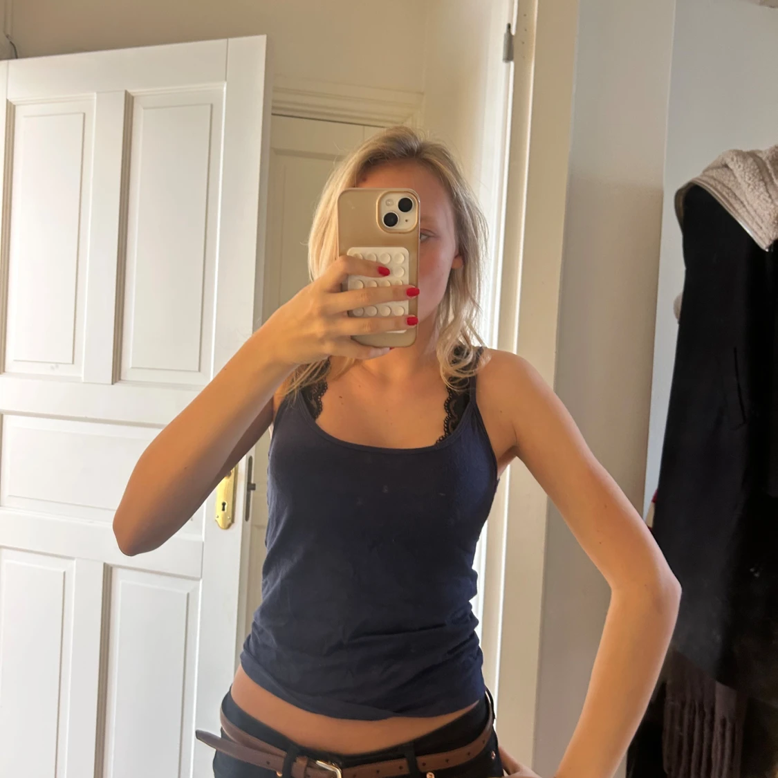 Mörkblå linnetopp💖💖 - 2