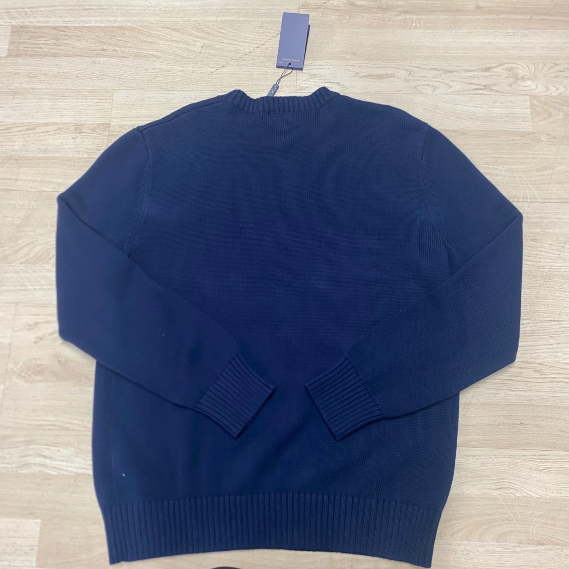 Mörkblå stickad tröja Polo Ralph Lauren - 1