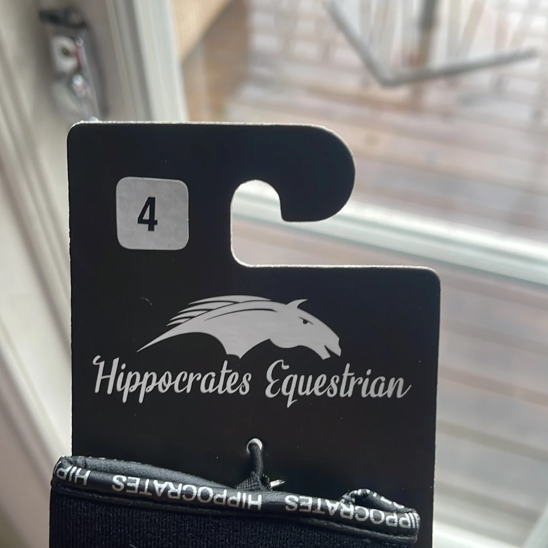 Svarta ridhandskar Hippocrates Equestrian - 2