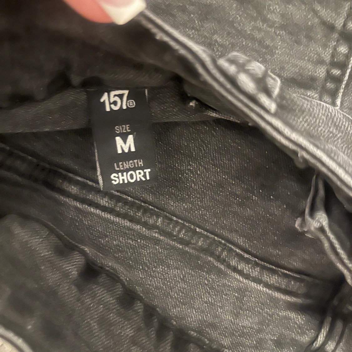 Svarta bootcut jeans  - 2