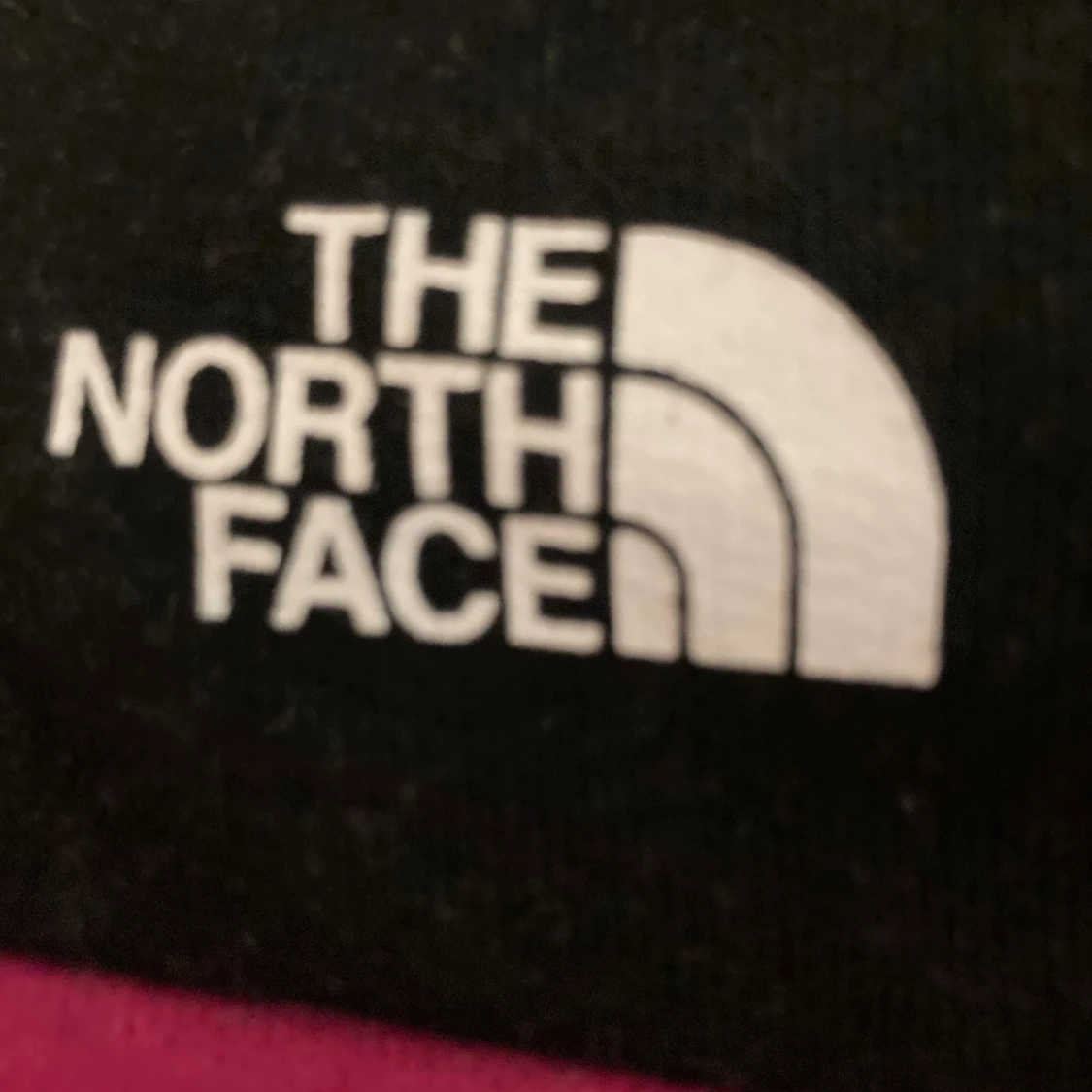 Svart och cerise hoodie från The North Face - 1