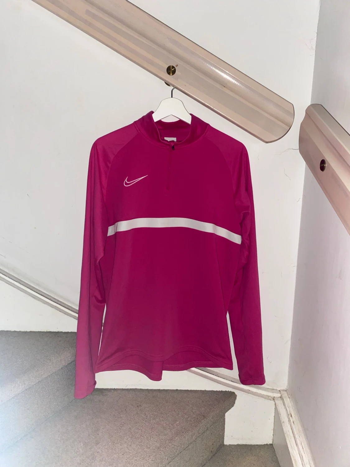 Nike rosa långärmad träningströja