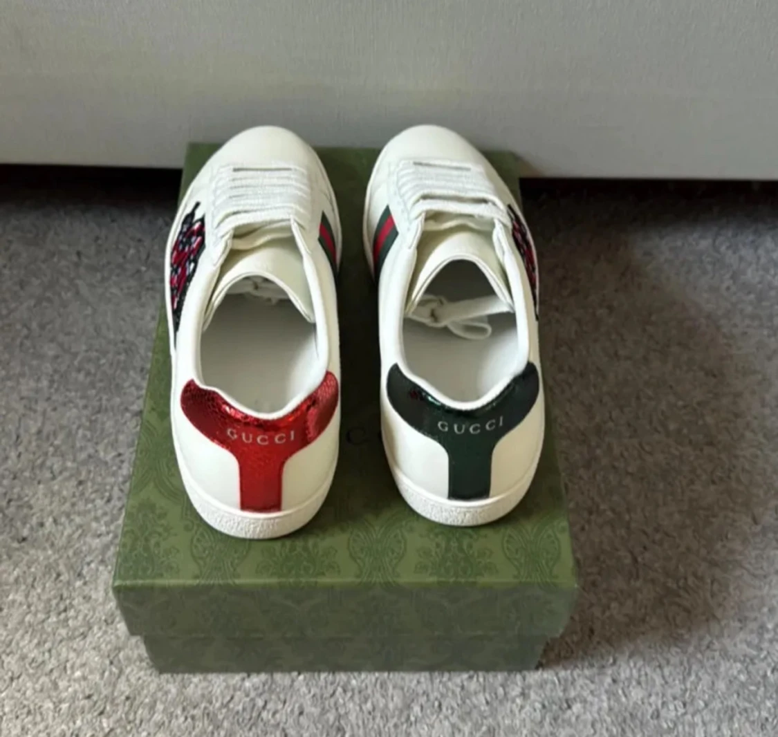 Gucci Ace sneakers med orm brodyr - 1