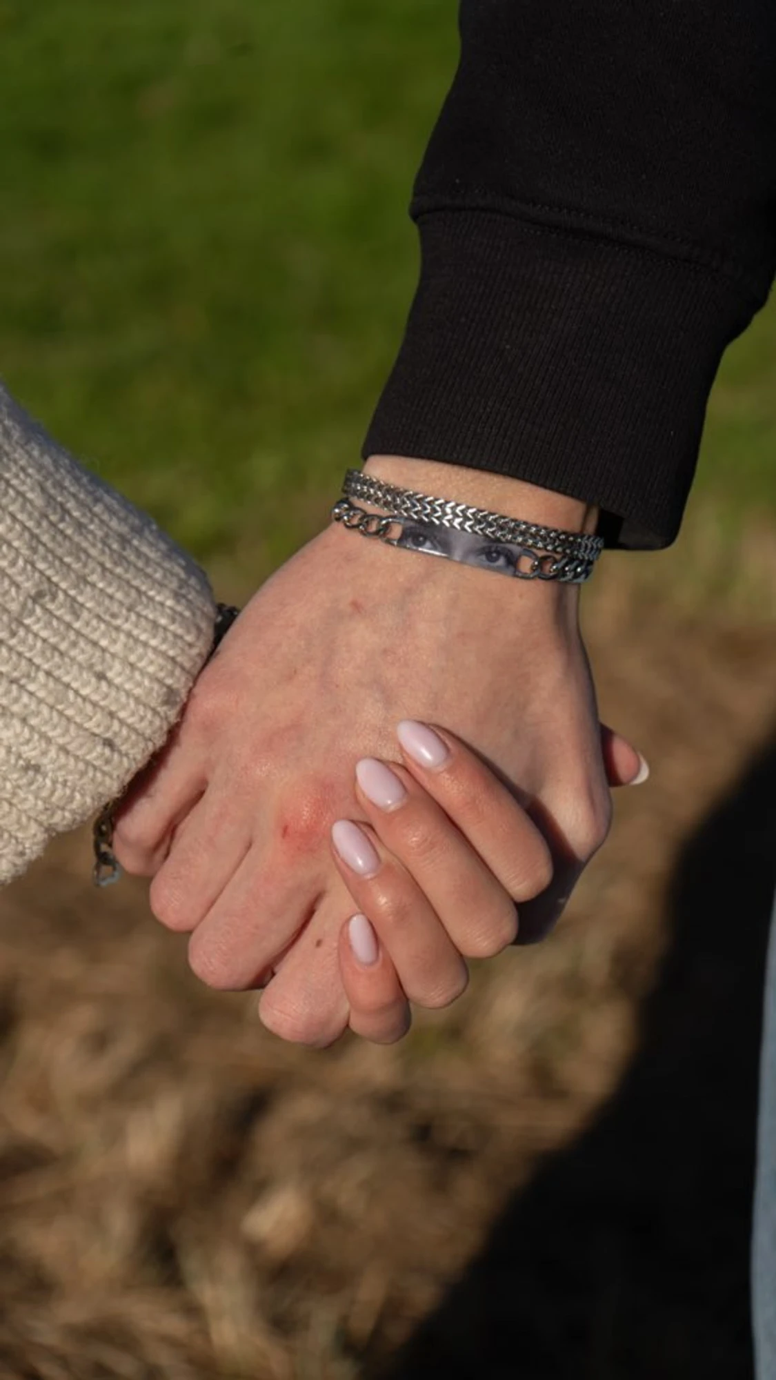 Personligt anpassade ögon armband i rostfritt stål  - 2