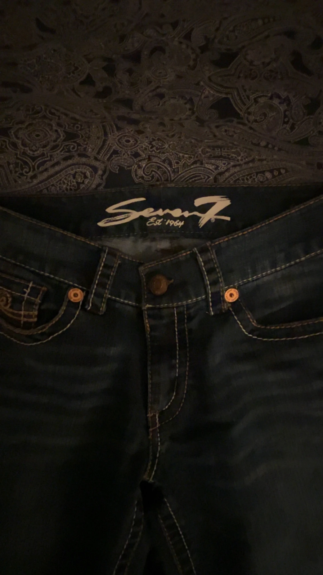 Blå bootcut jeans från Seven7 - 2