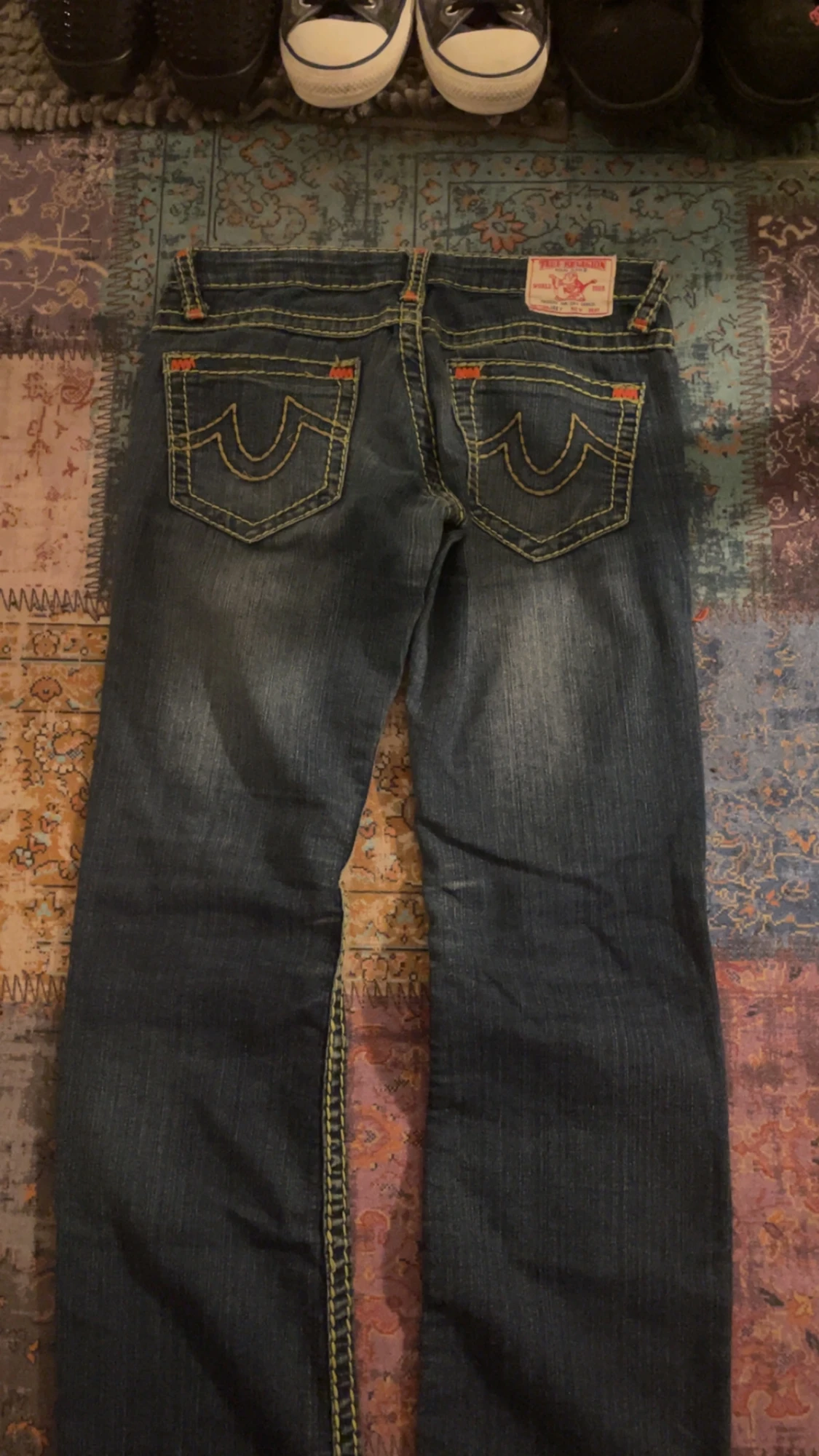 True Religion jeans med kontrastsömmar - 1