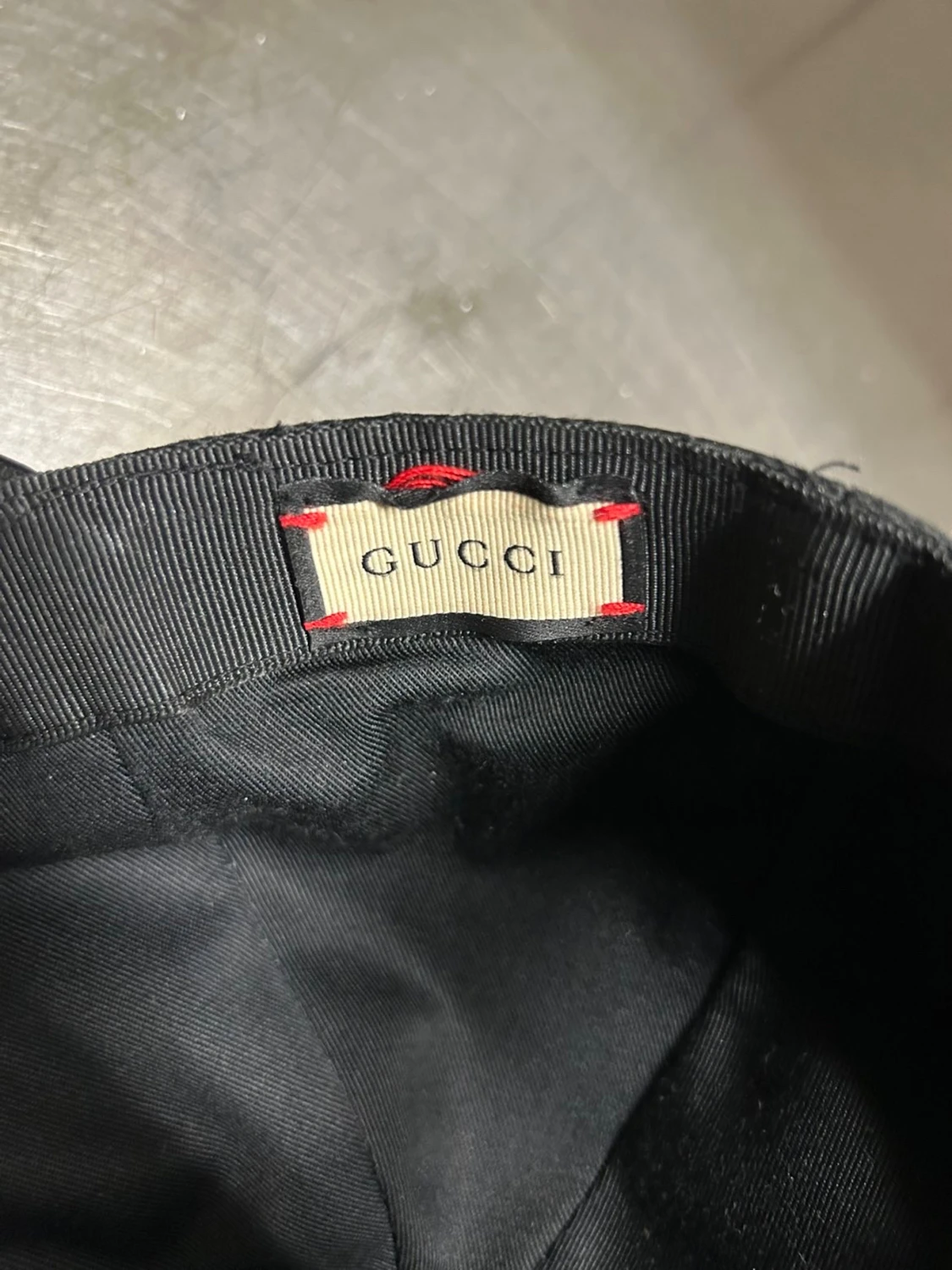 Svart Gucci keps - 3