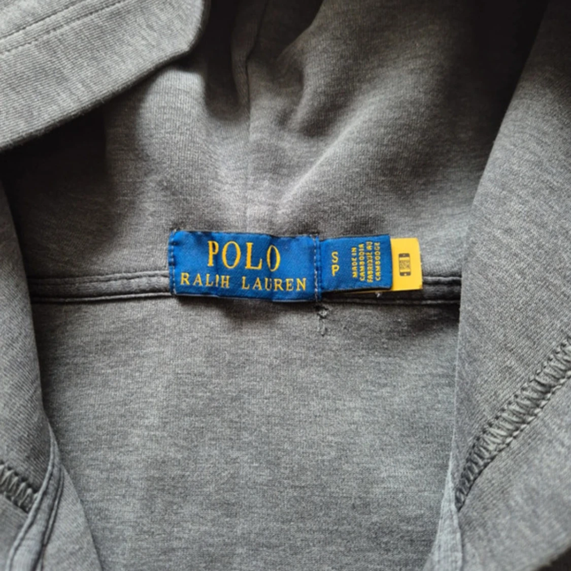 Ralph Lauren zip tröja i mörkgrå - 2