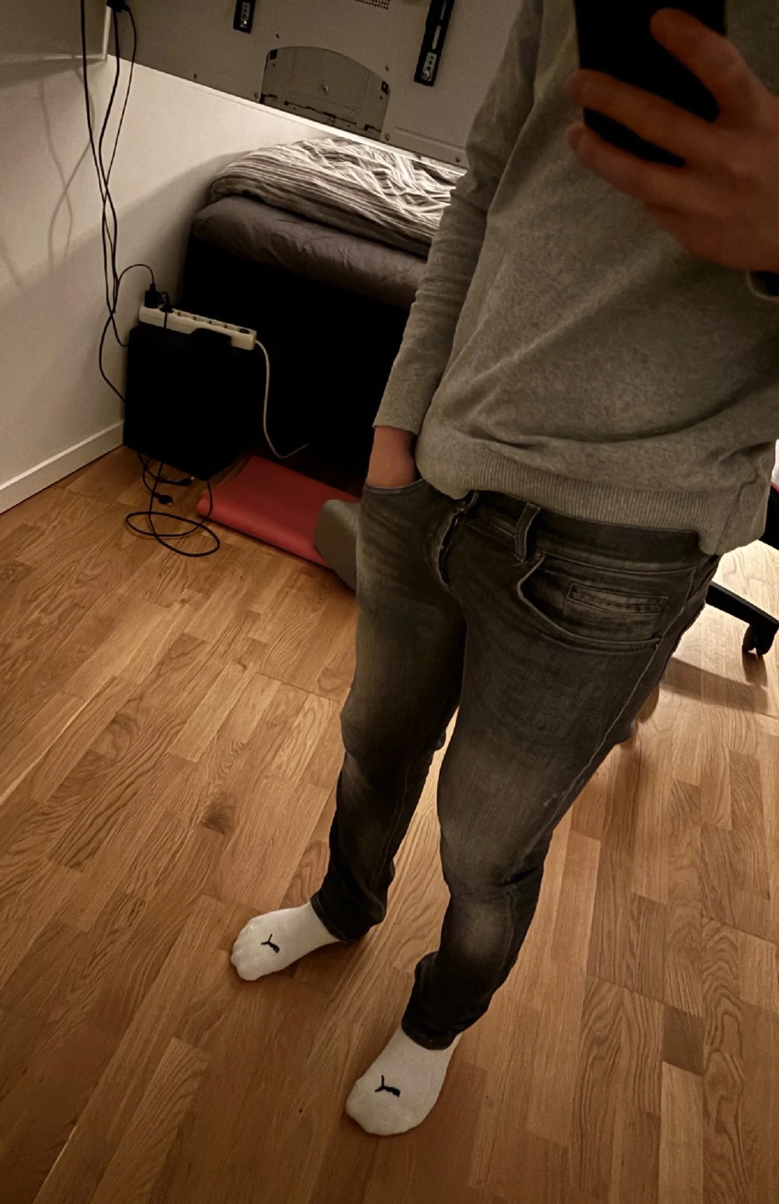 Grå dondup jeans  - 3