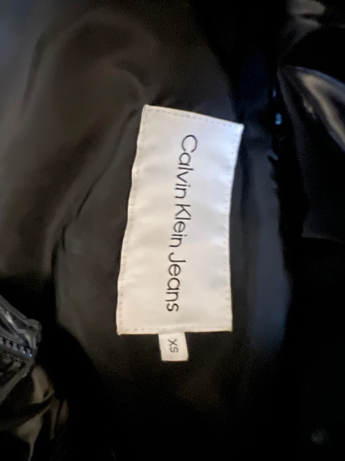 Svart pufferjacka Calvin Klein Jeans XS - 3