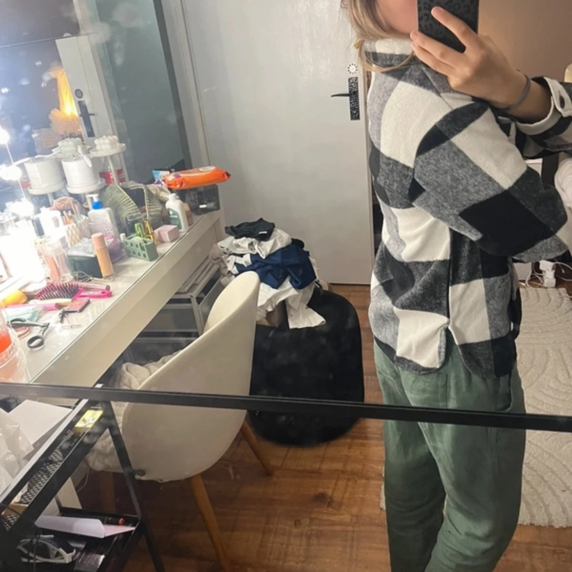 Rutig mys-shacket - 2