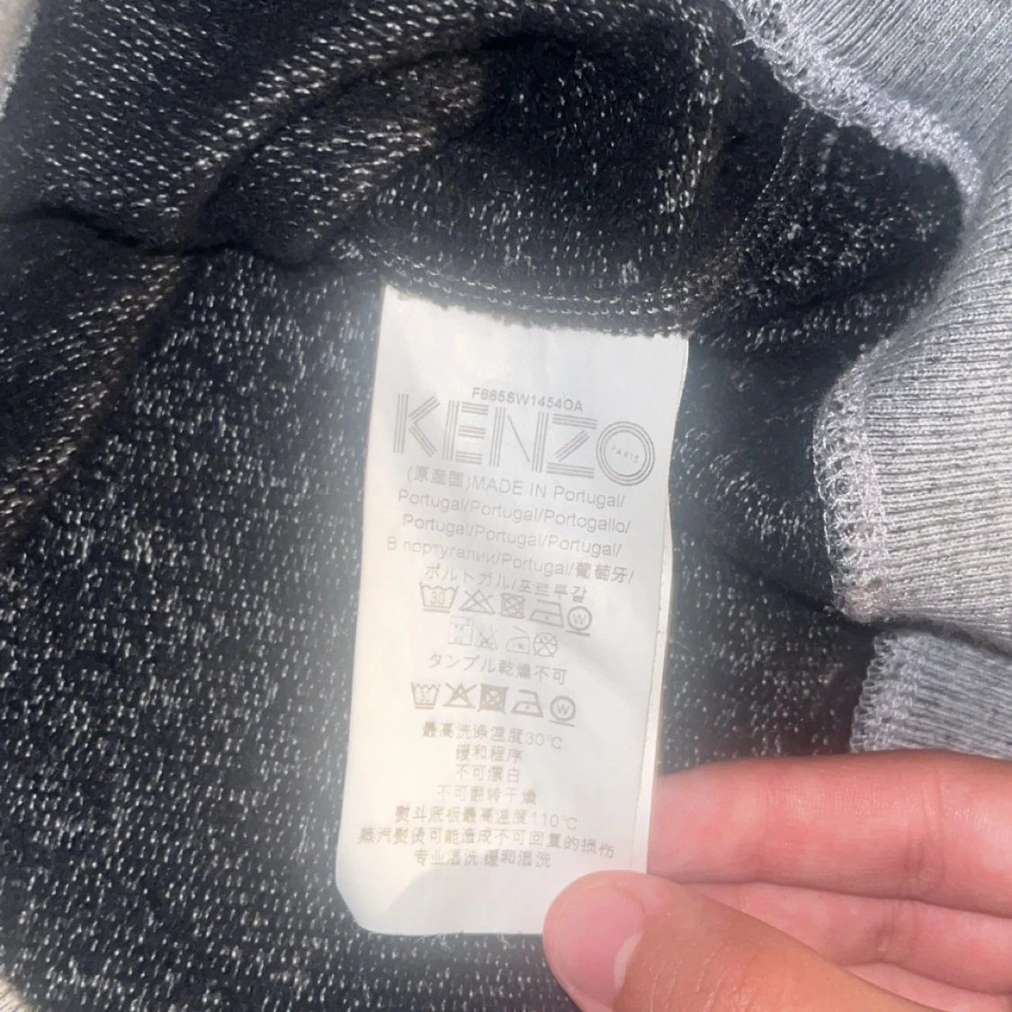 Grå Kenzo Paris sweatshirt M - 3