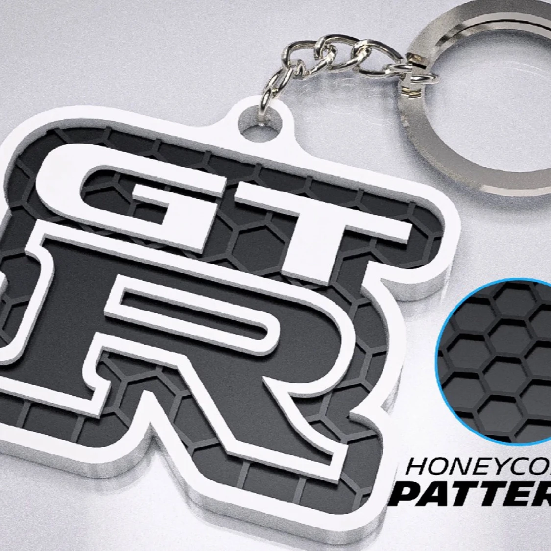 Nissan GTR nyckelring