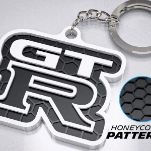 Nissan GTR nyckelring  - Denna design är våran bästsäljare och levereras självklart med själva ringen