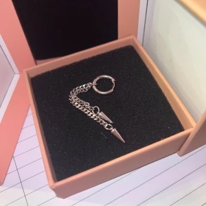 Spikörhänge - Säljer ett silverfärgat örhänge ifrån alvazessentials, det är ett örhänge med 2 spikar.