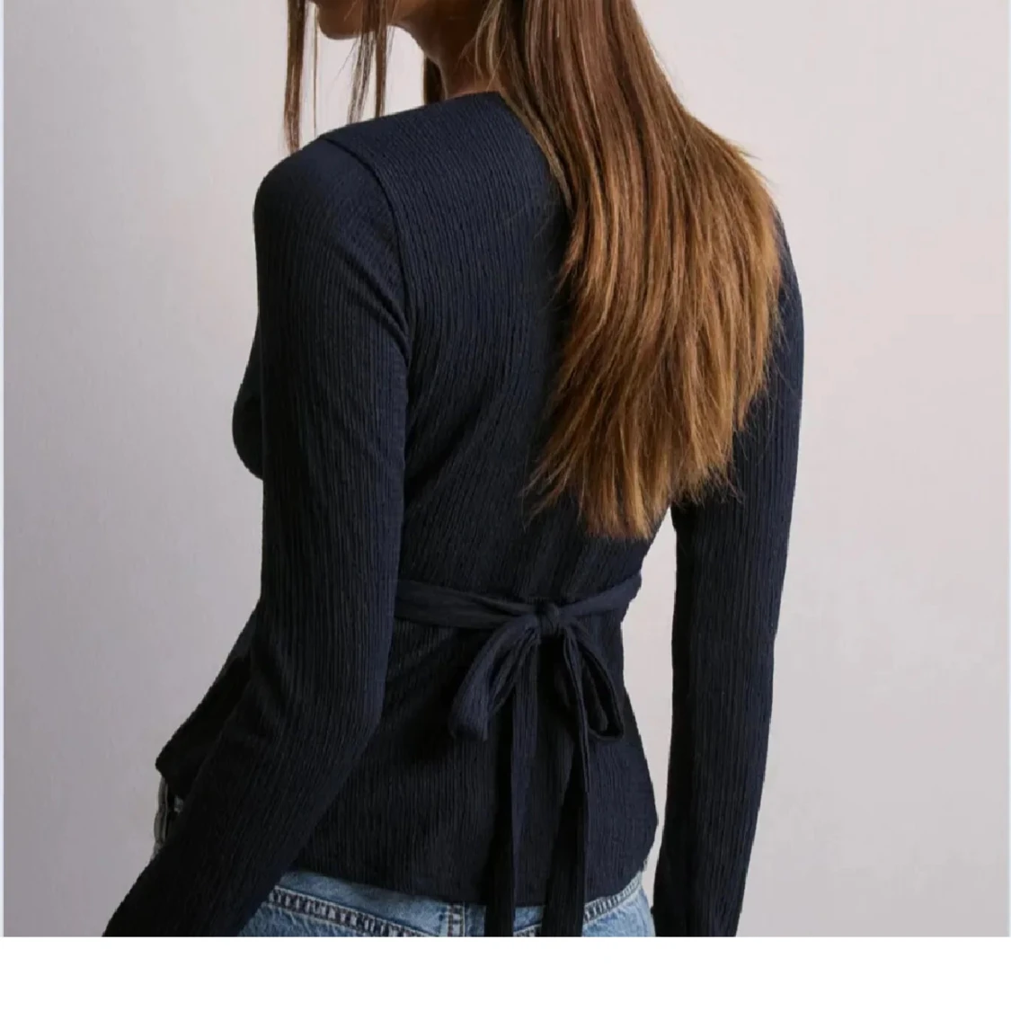 Mörkblå topp Nelly - 1