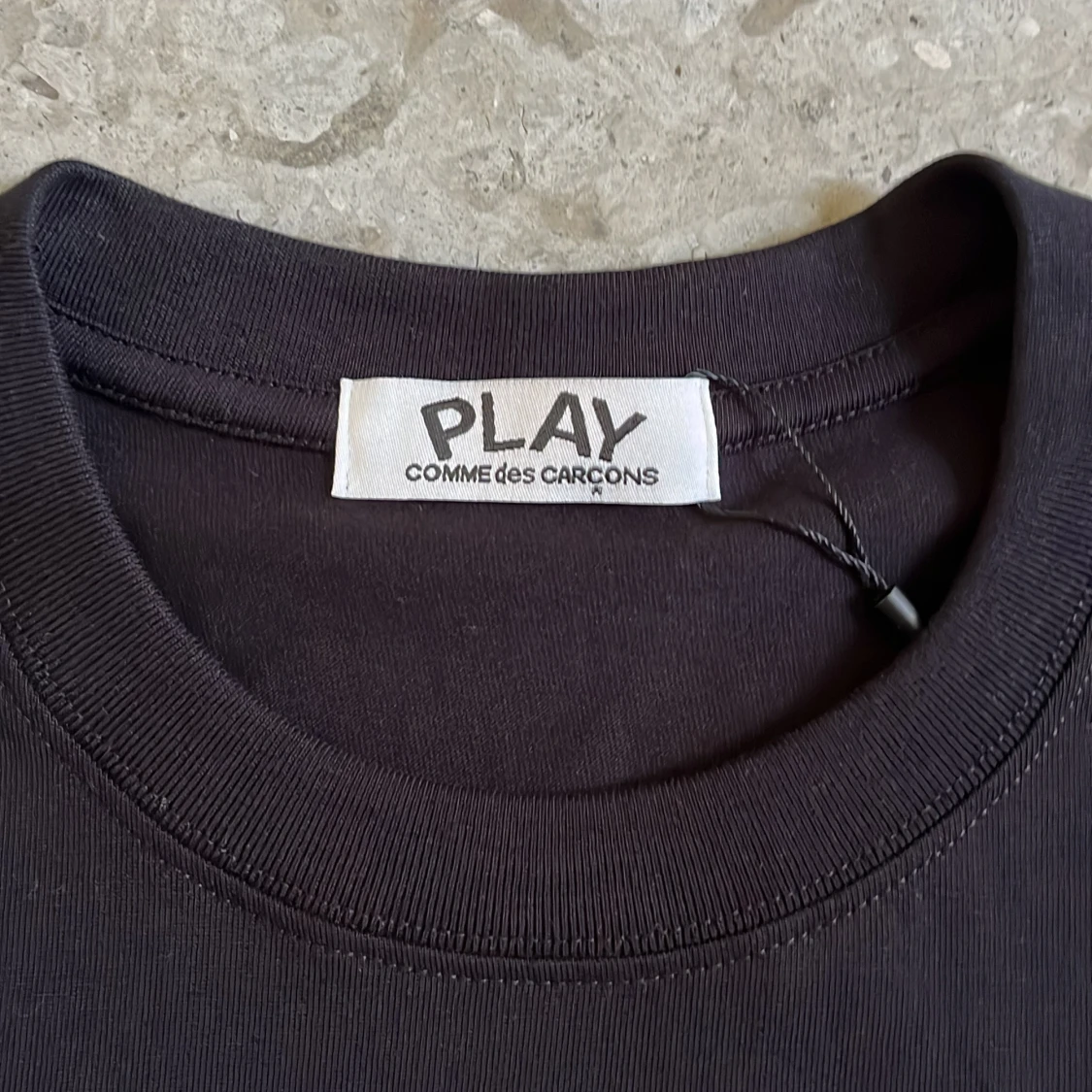 Svart Cdg Play t-shirt - 1