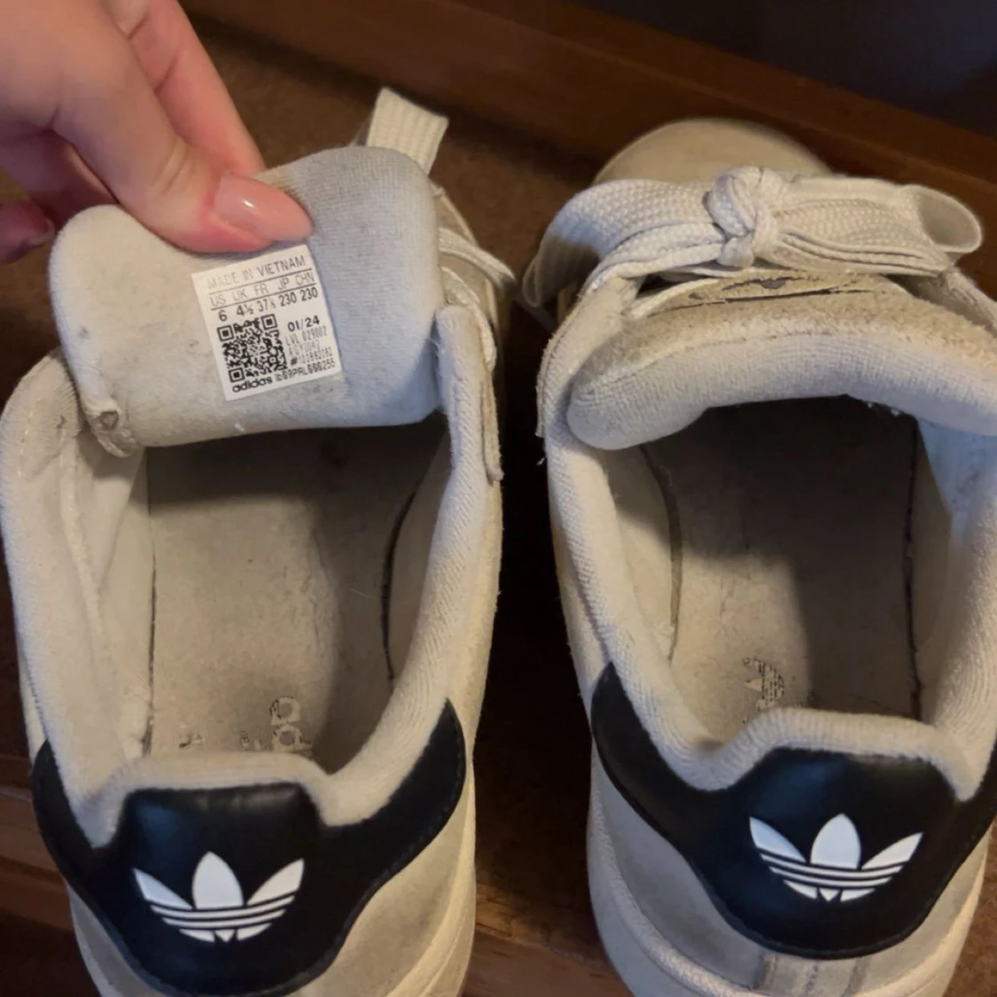 Adidas campus skor beiga storlek 37 1/3 - 2