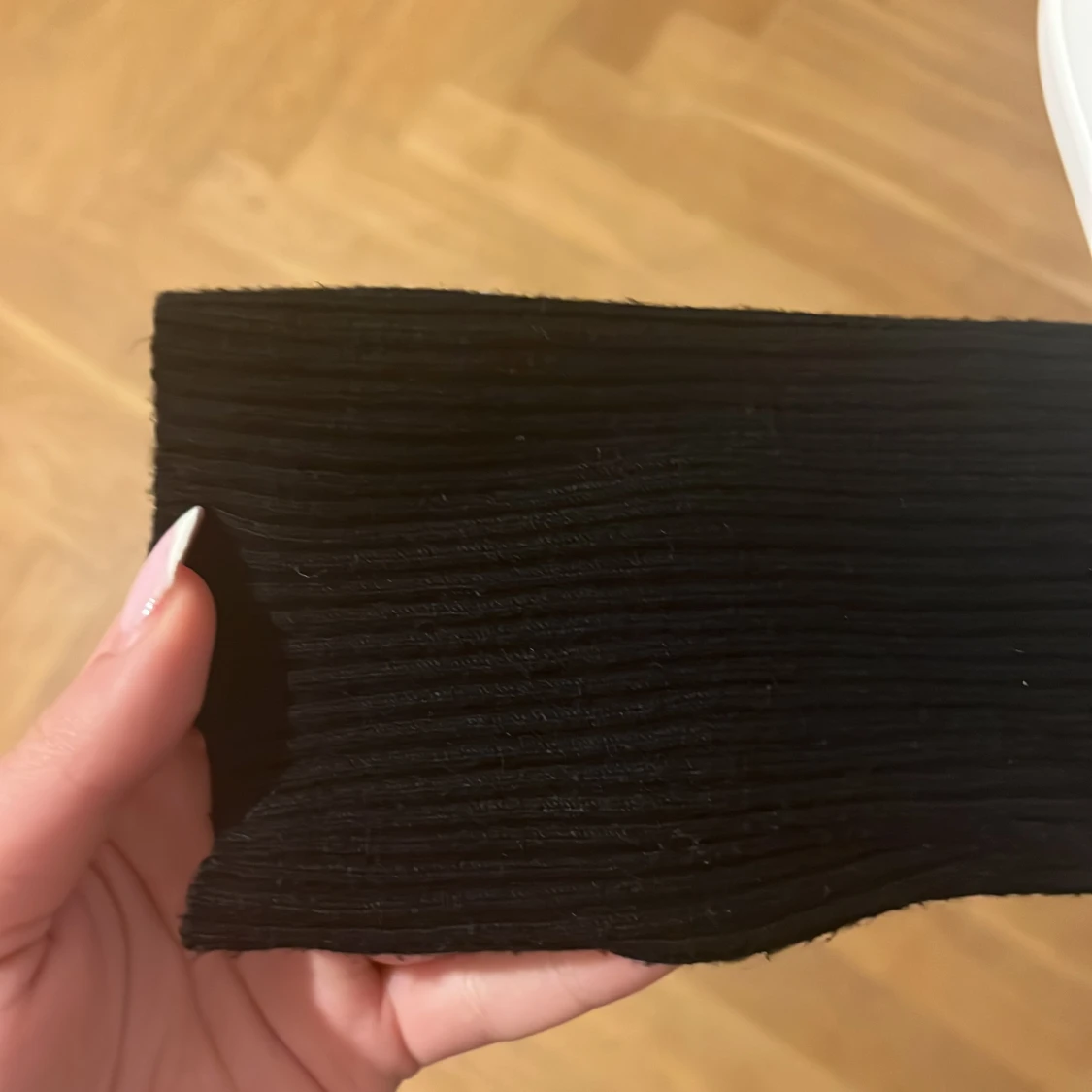 Svart ribbad kofta från Vero Moda - 3