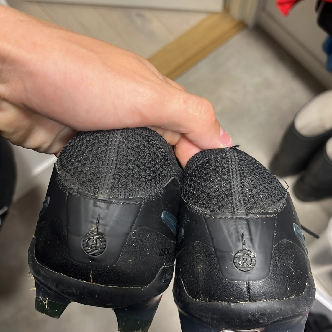 Nike Tiempo svarta fotbollsskor - 2