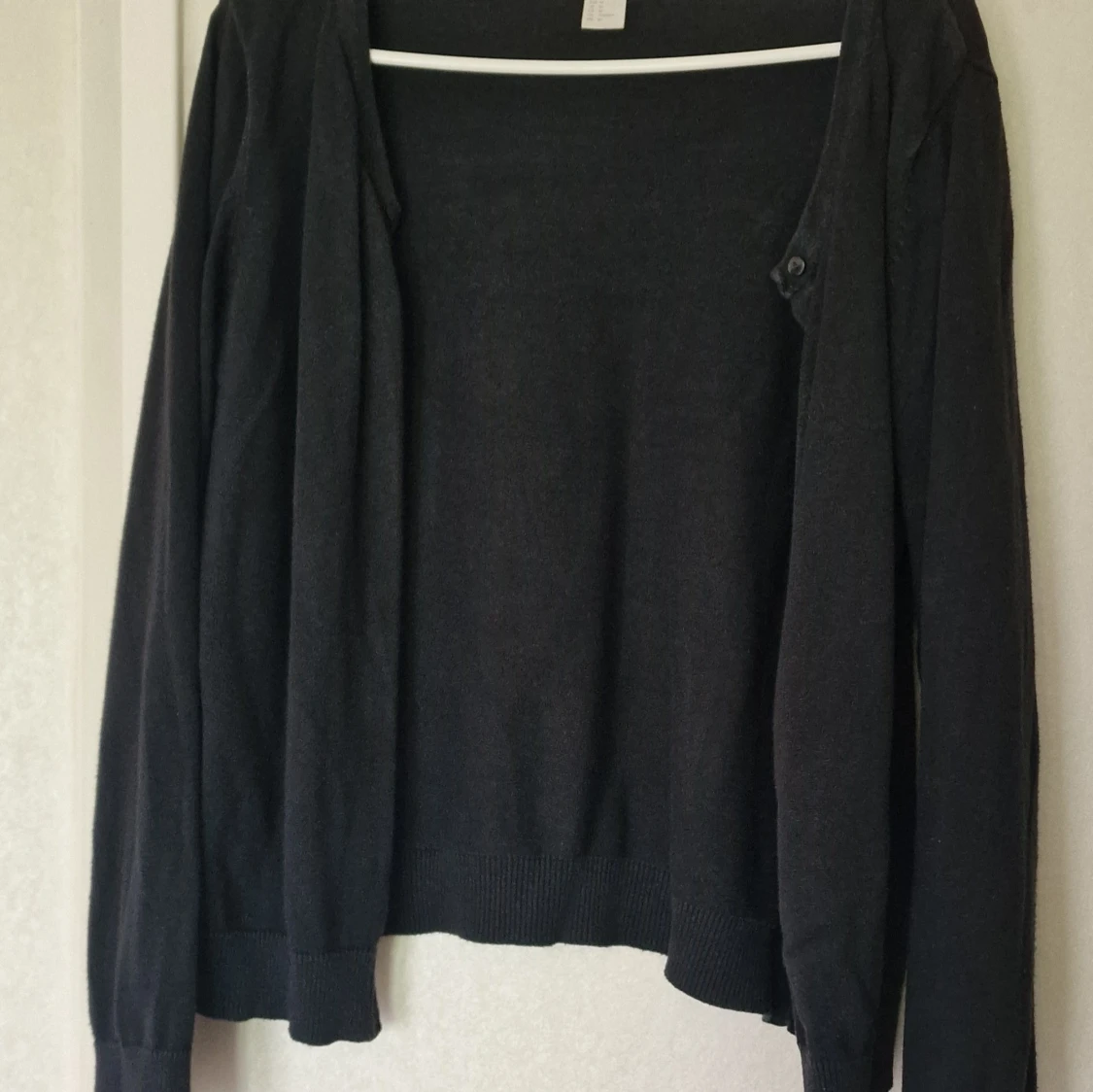Svart kofta från H&M Basic, stl M