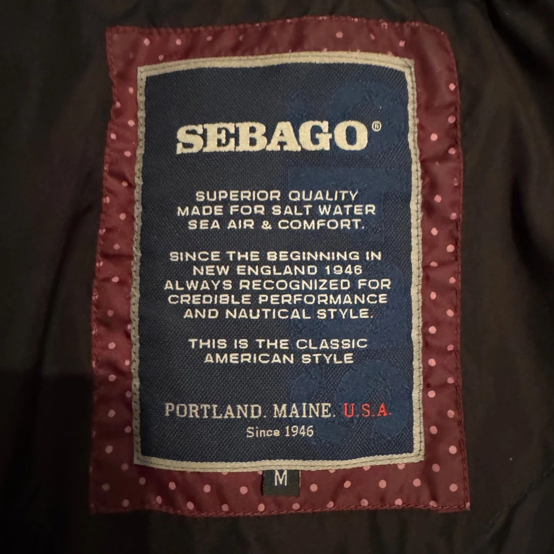 Svart lång pufferjacka från Sebago - 2