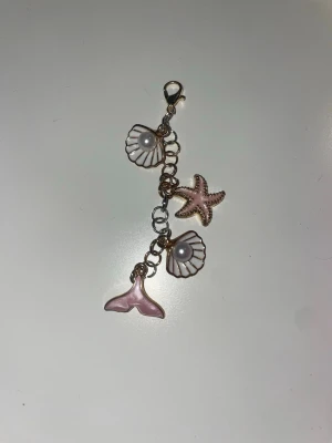 Nyckelringar!🌸🐚🏝️💗 - Detta är några nyckelringar som är super fina , de har olika färger .  En är rosa och den är super fin! Den har ett måln, Booba Tea nalle och två fenor🌸( allt är så klart rosa💗) . Sedan har vi en annan fin nyckelring som det är lite strand tema på 🏝️🐚. Den har två snäckor med en pärla i , en fena och en sjöstjärna ⭐️ . Båda två i samma beställning så ni vet🤭! Hoppas ni köper de!😀