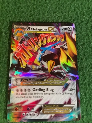 Pokémon kort - Säljer denna fina metagross EX, sleeve kommer med