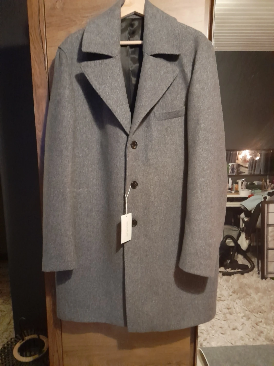 Grå ullrock från T Alexander, stl 56