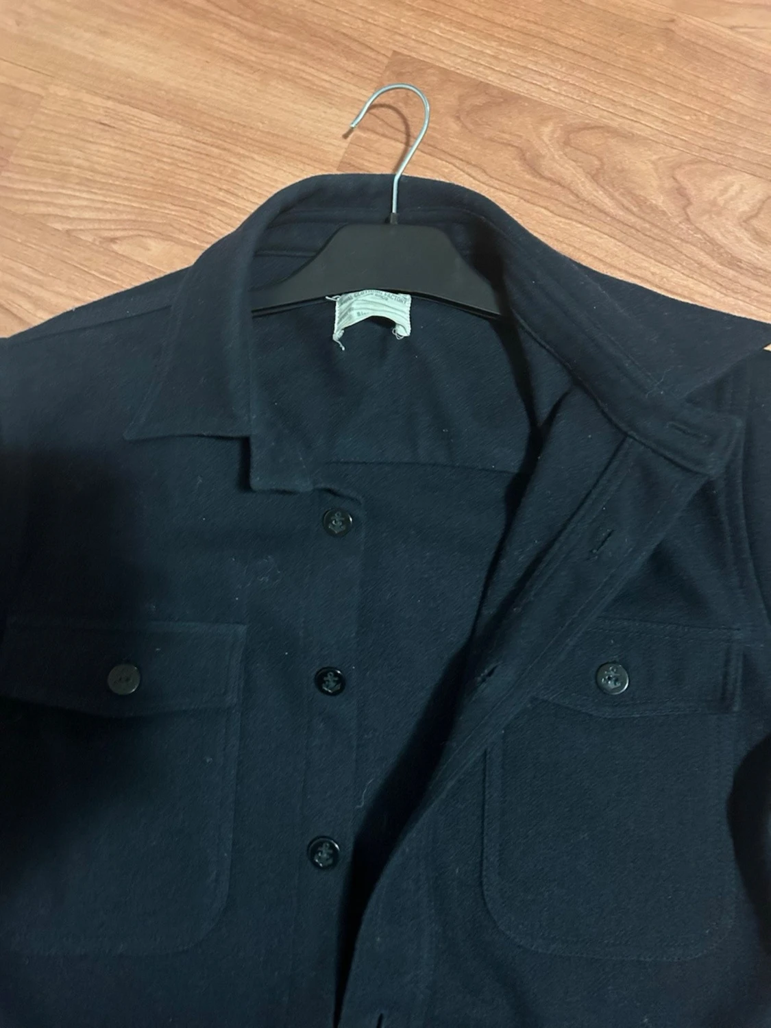 Svart overshirt - Pike Bros - 5