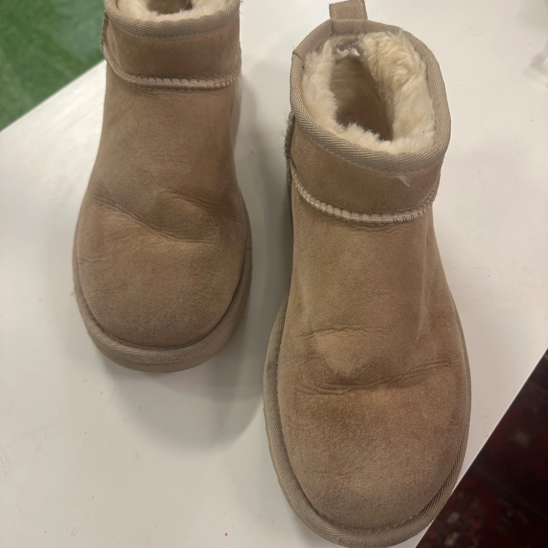 Beige UGG boots i mocka 39