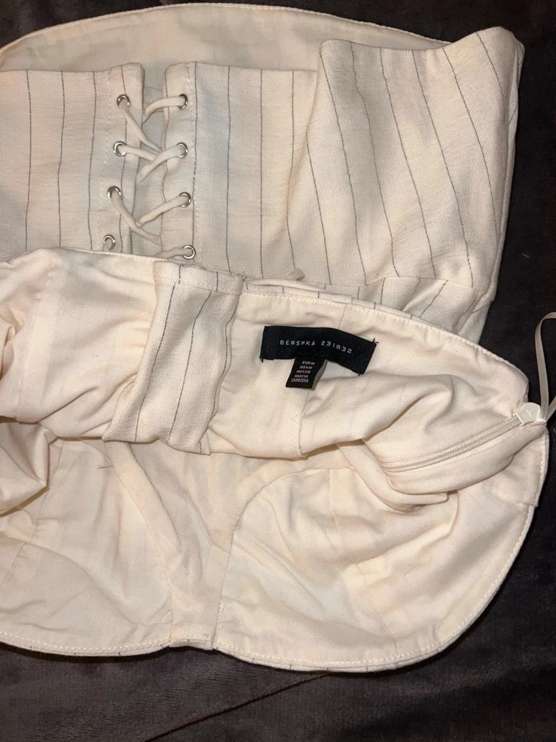 Korsett topp från Bershka  - 2