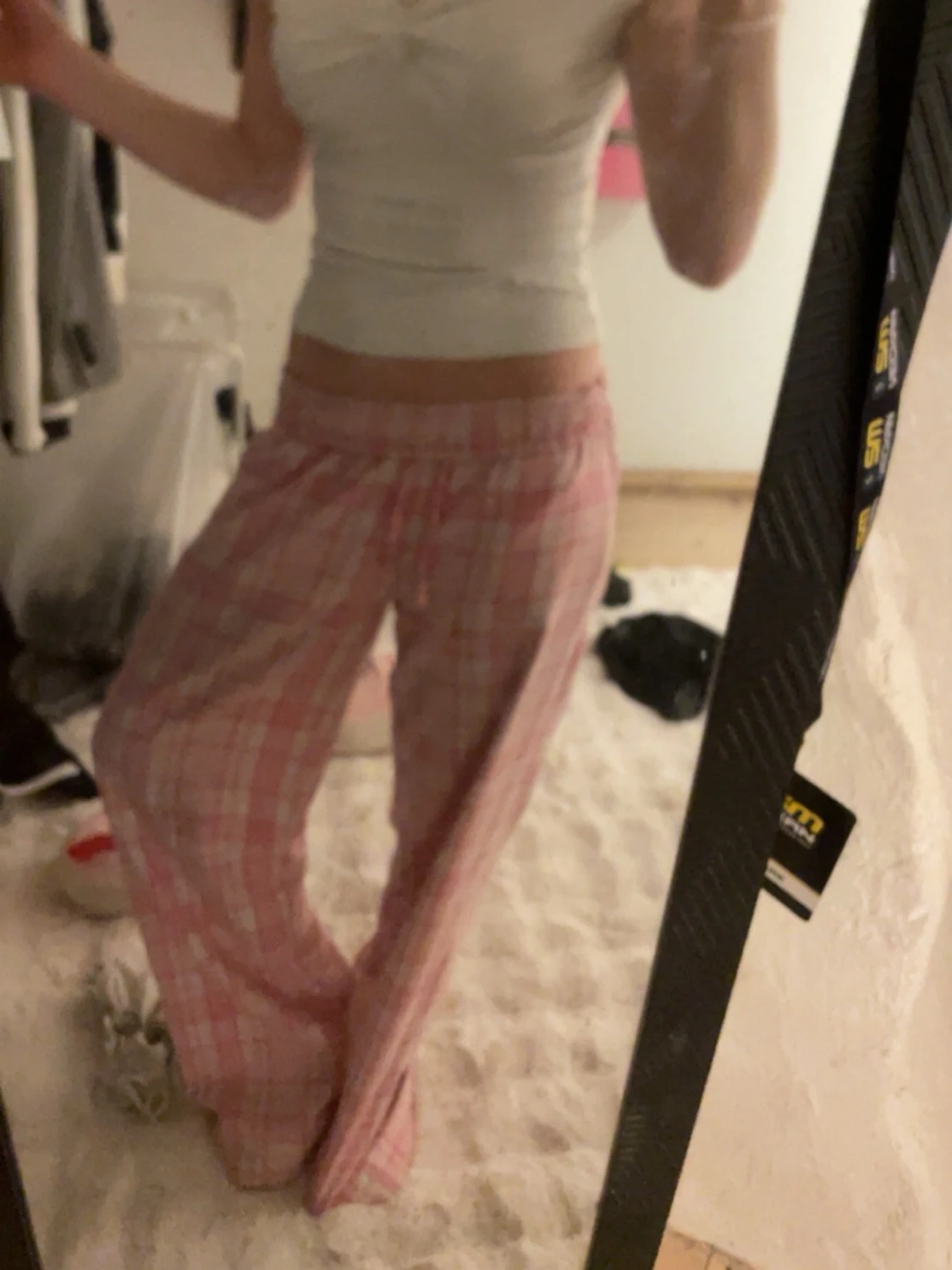 Vit omlott topp med twistad detalj - 1