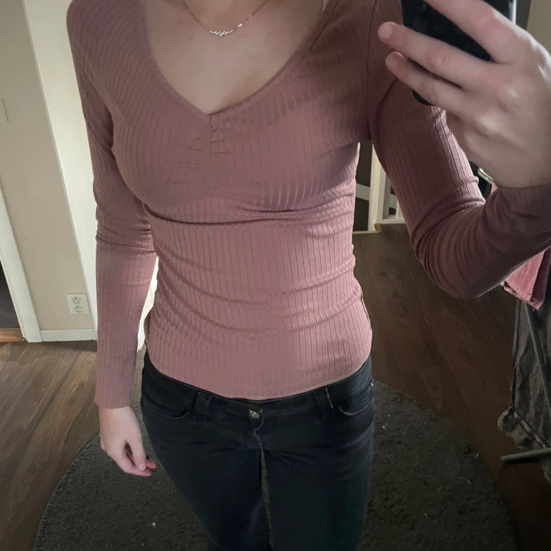 Ribbad rosa topp från NA-KD - 1