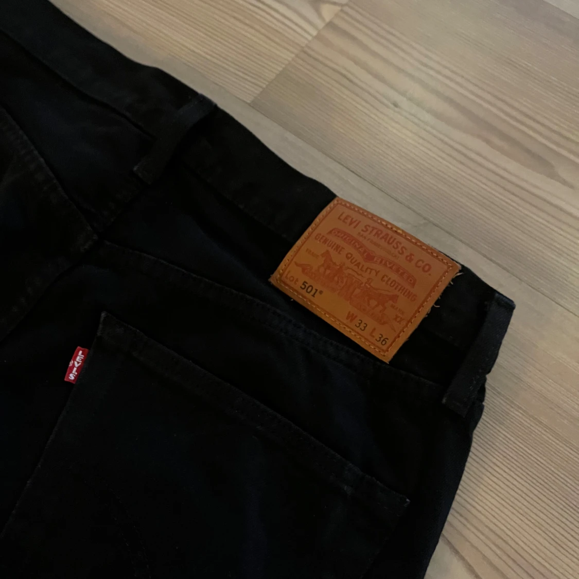 Svarta Levi's 501 jeans, straight fit - 3