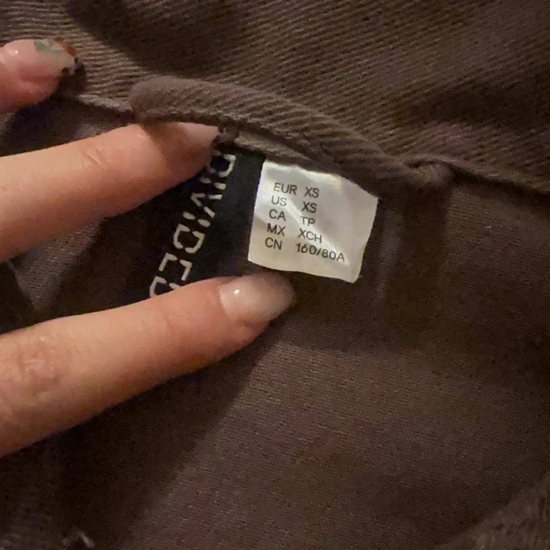 Brun croppad jeansjacka från new yorker  - 2