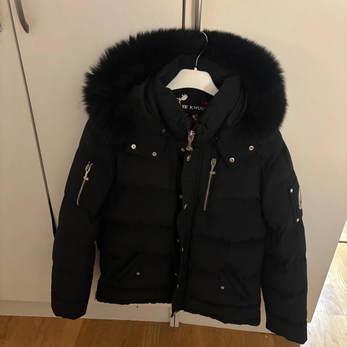 Svart Moose Knuckles pufferjacka L - 2