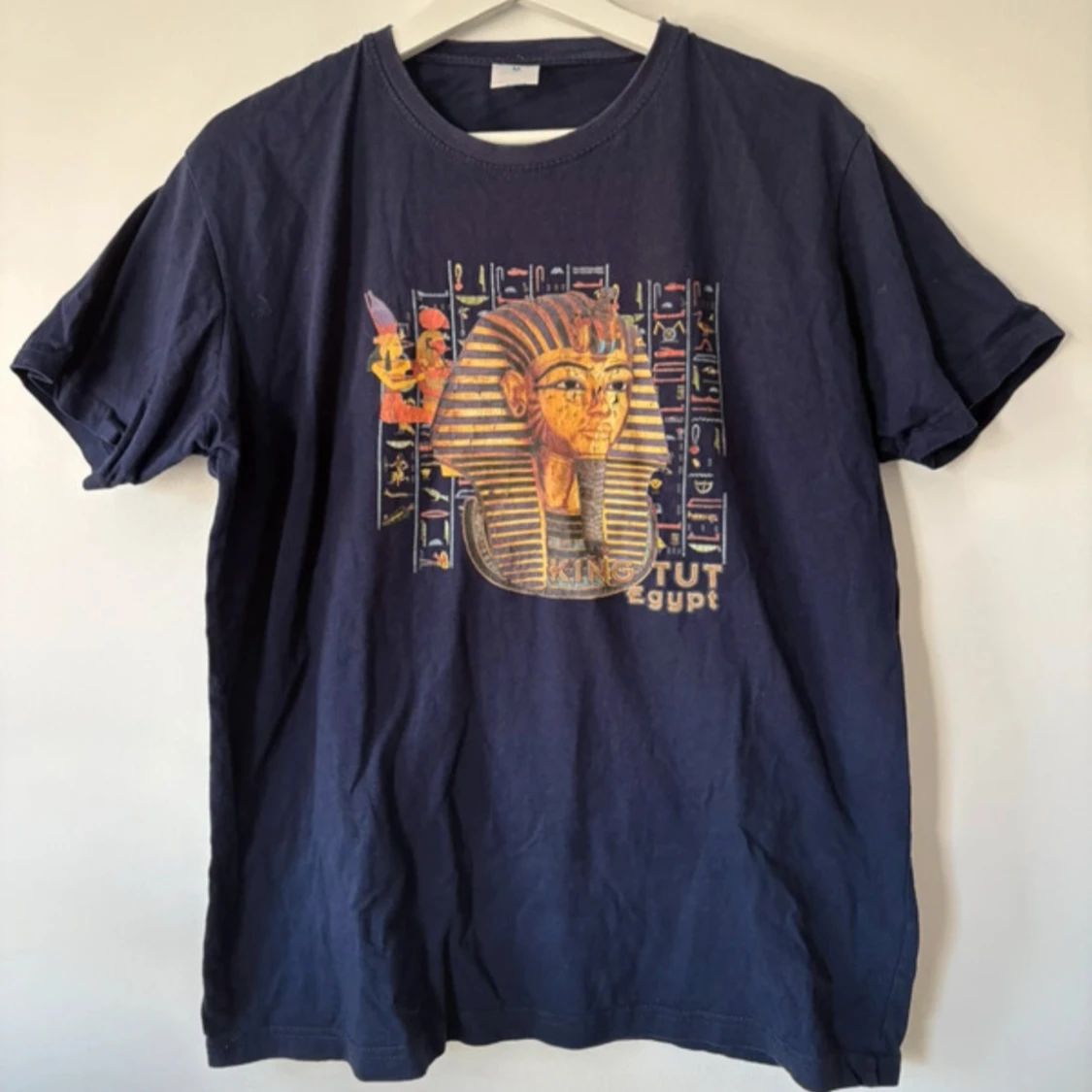 Mörkblå King Tut Egypt t-shirt