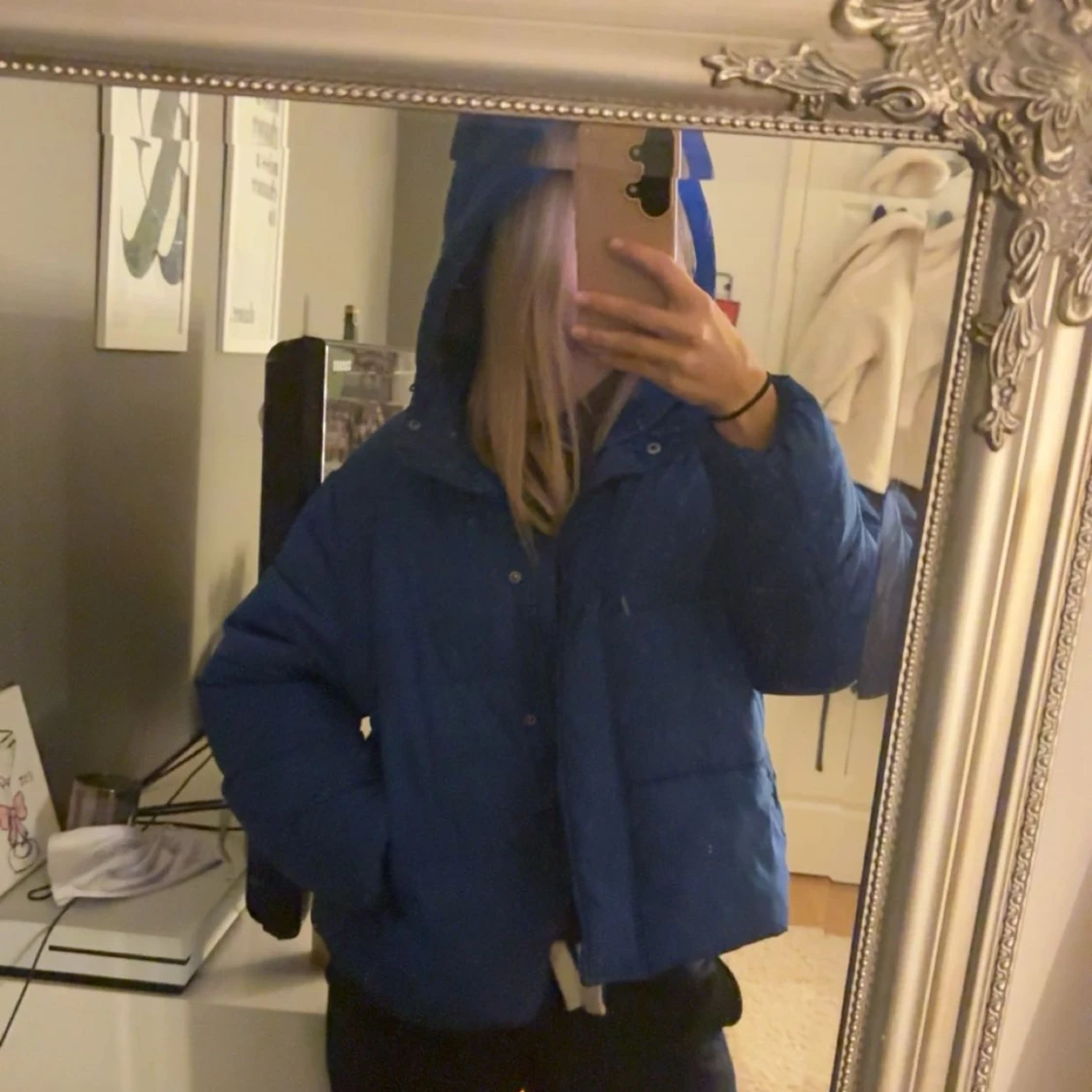 Blå pufferjacka - 1