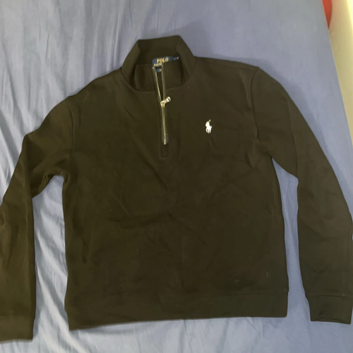 Svart half zip tröja från Polo Ralph Lauren